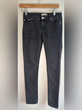 ACNE Kex Blacks Women's Jeans Size 27x32 Black Zip Fly Stretch Slim Fit